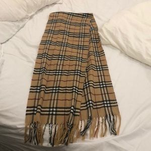 Authentic cashmere Burberry scarf